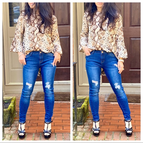 #25 BEST FITTING SLIGHTLY RIPPED SKINNY JEANS - Picture 3 of 8